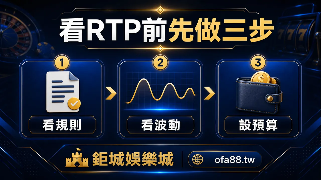 鉅城娛樂城看RTP前先做三步說明圖