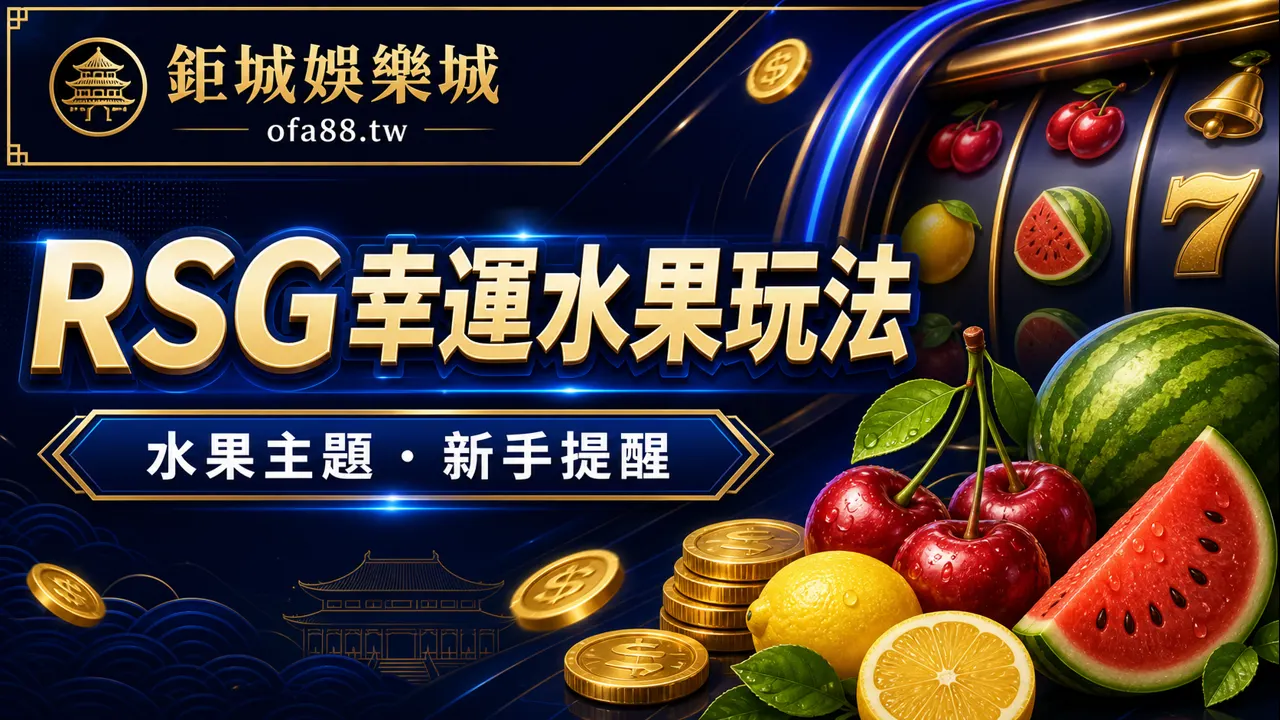 鉅城娛樂城 RSG幸運水果玩法封面圖