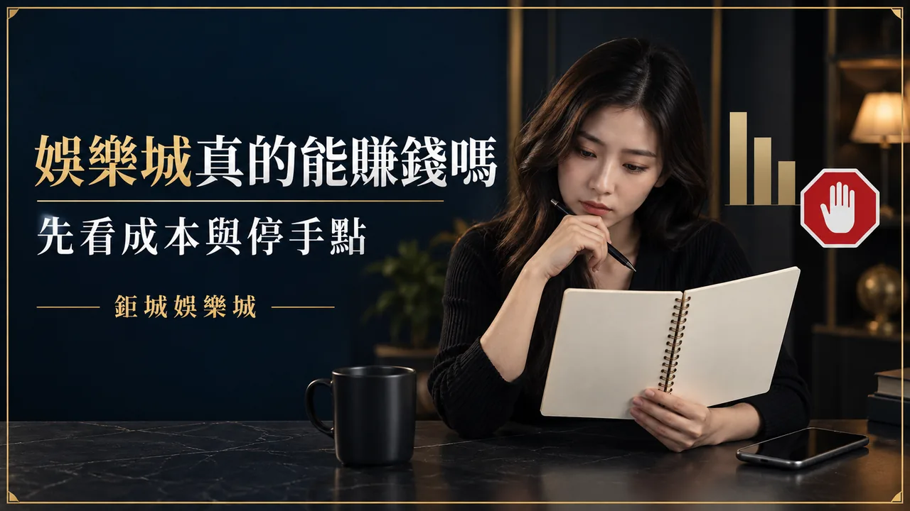 娛樂城真的能賺錢嗎？先看成本、風險與停手點